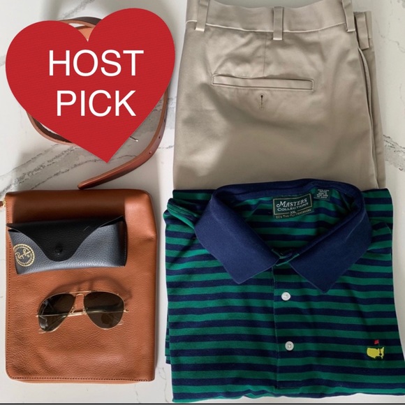 Masters Collection Other - Masters Collection Striped Cotton Golf Polo XXL